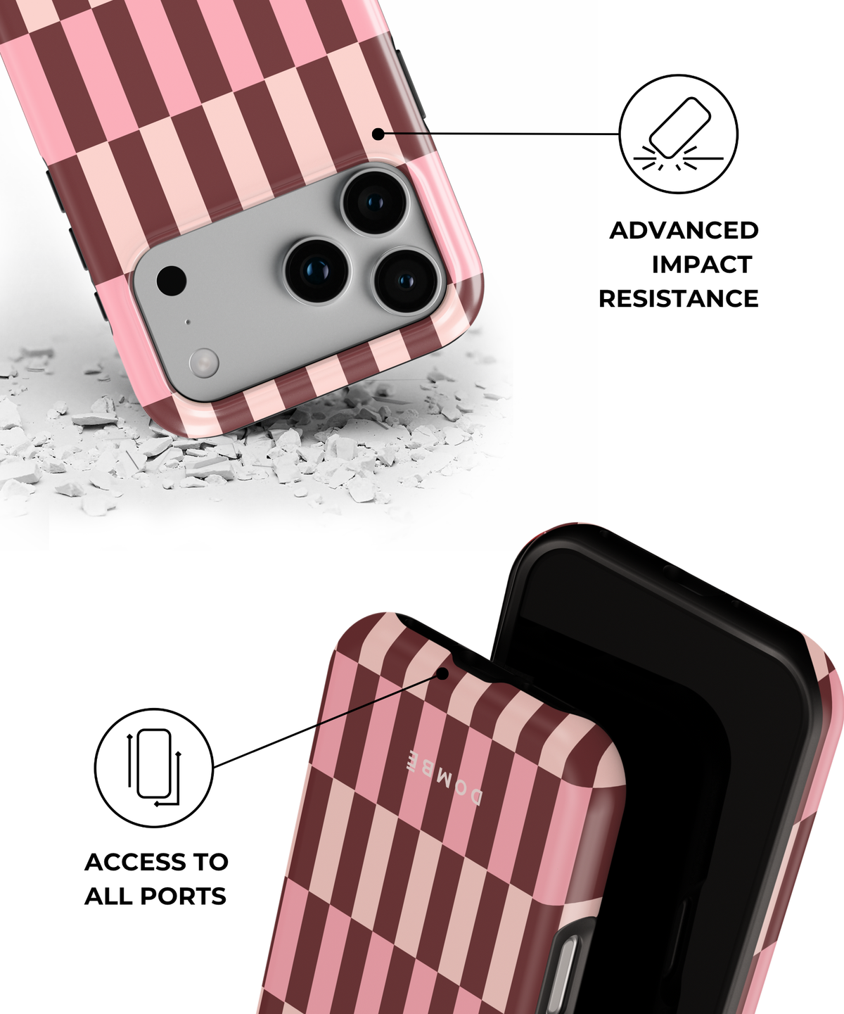 Checker Blush